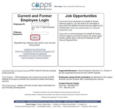 Navigating the CAPPS Website.